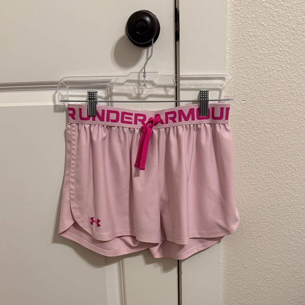 Under Armour Kids Pink Athletic Shorts
